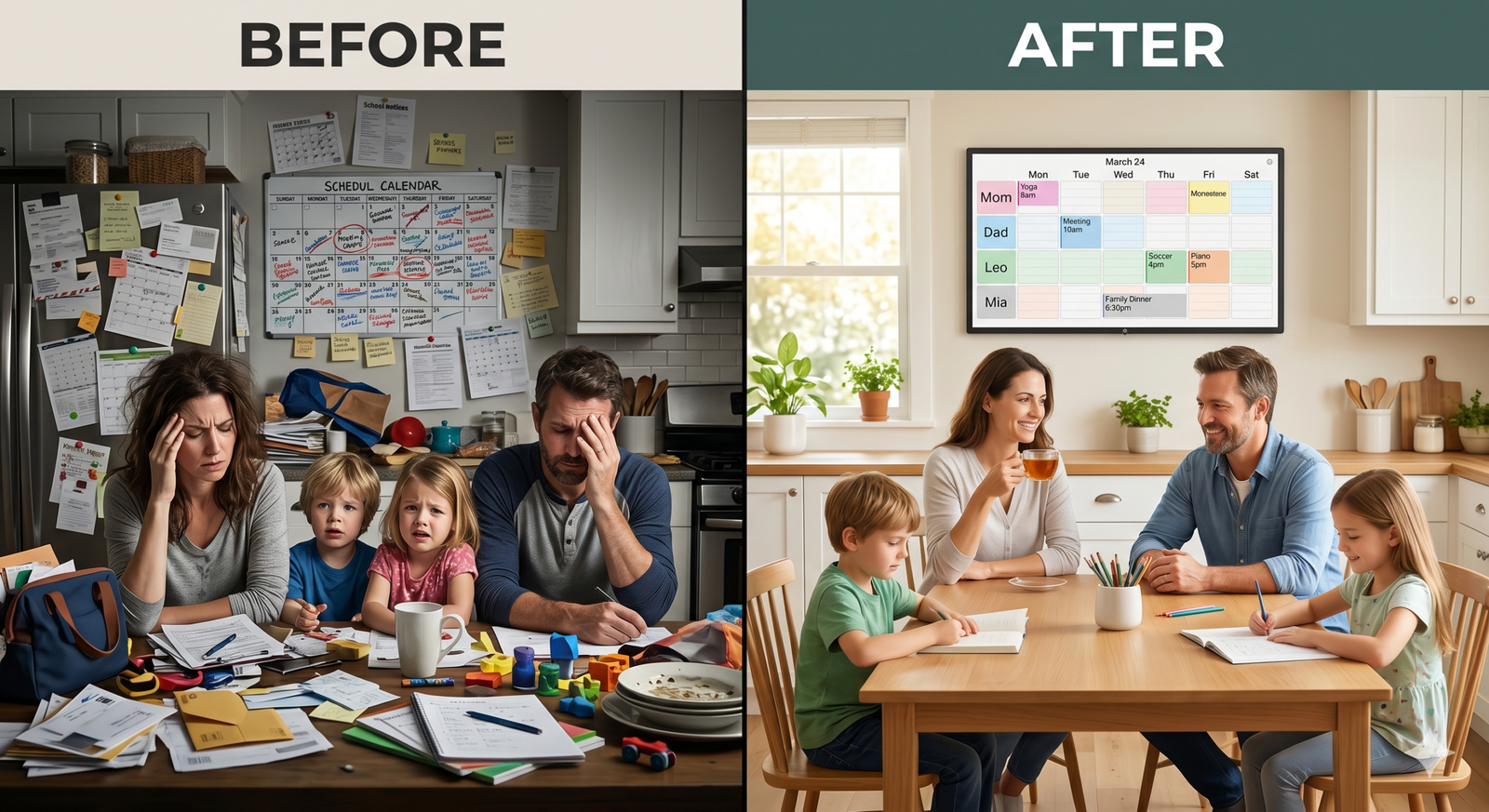 How to Organize a Busy Family Schedule: Step-by-Step Tips and Strategies