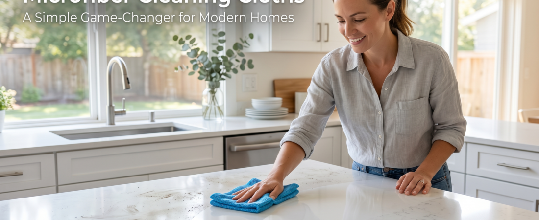 Why Microfiber Cleaning Cloths Are a Game-Changer for Modern Homes