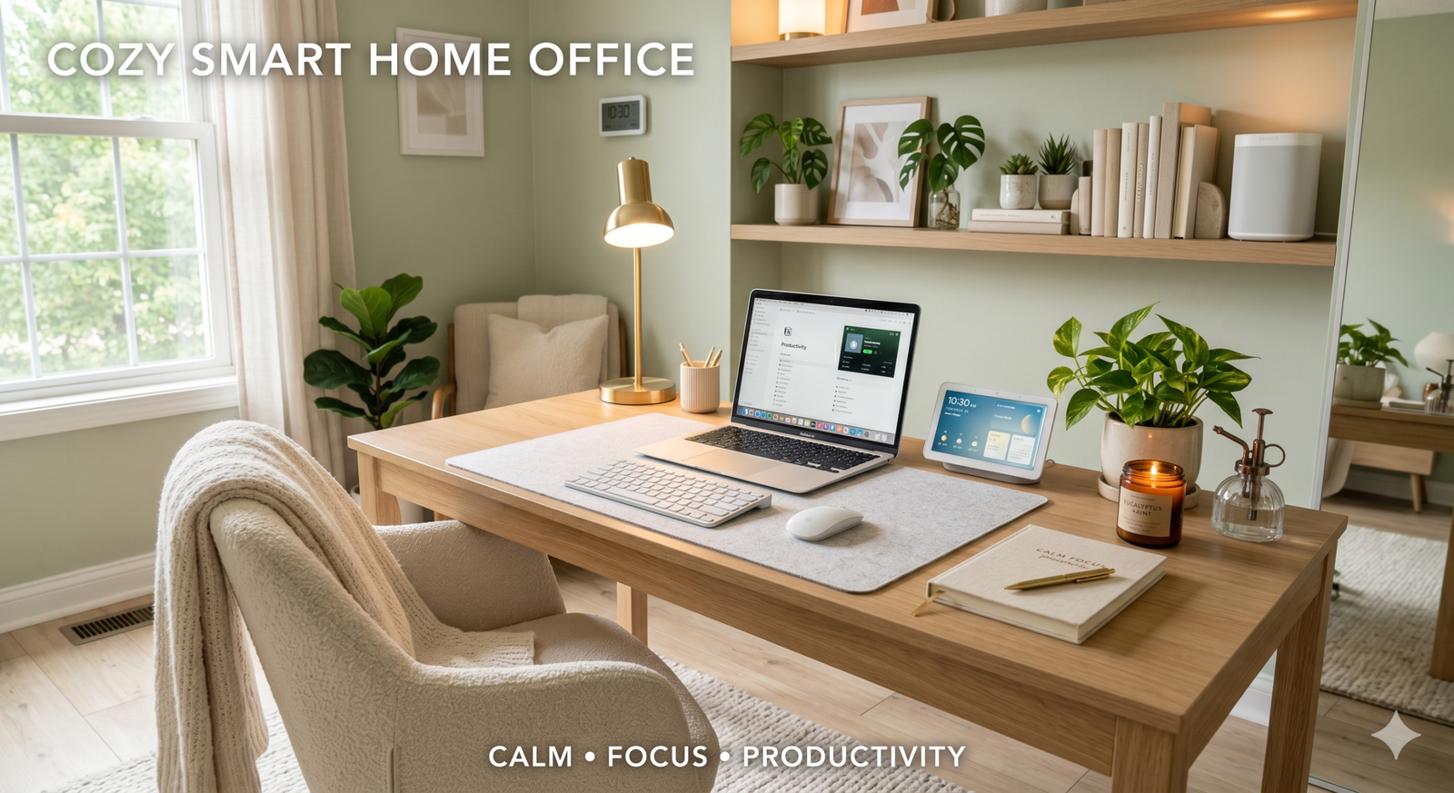 Creating a Cozy and Productive Smart Home Office for Women